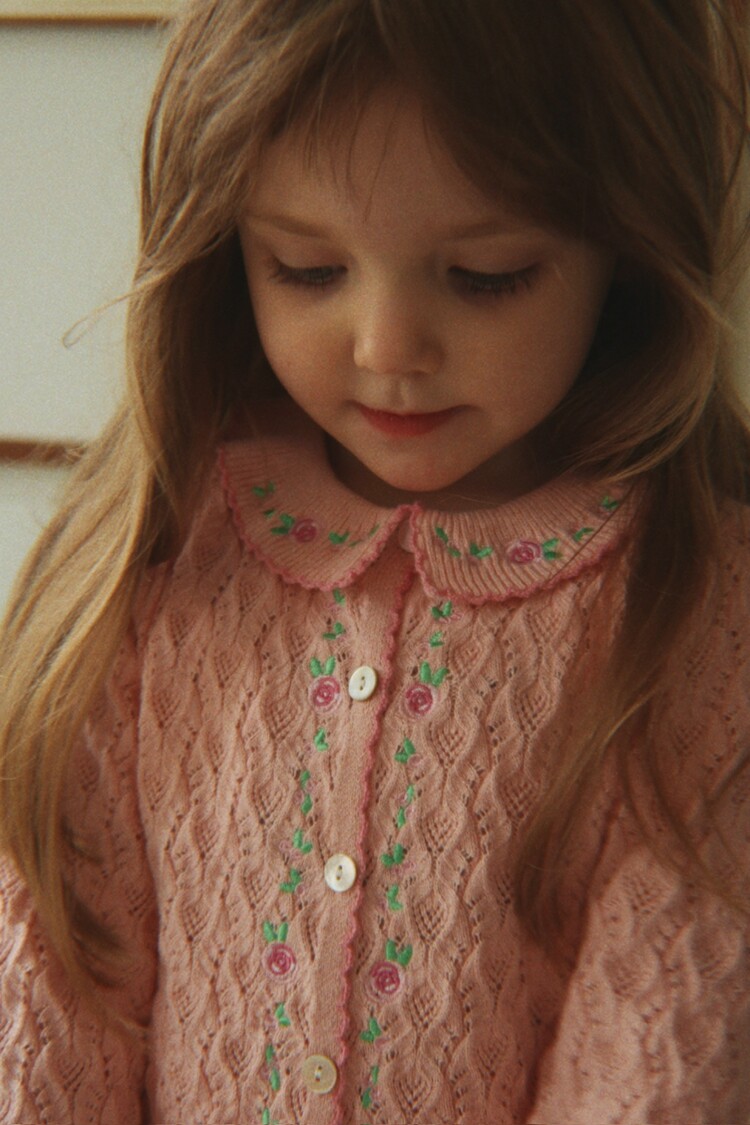 Konges Sløjd Rosier Cardigan - Light Rose