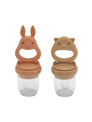 Konges Sløjd Silicone Fruitspeen - Almond/Terracotta