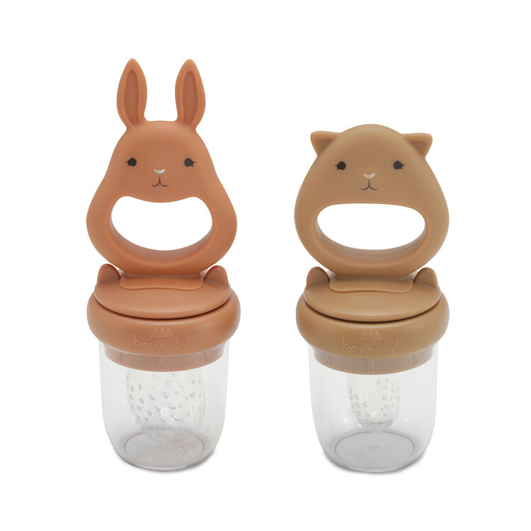 Konges Sløjd Silicone Fruitspeen - Almond/Terracotta