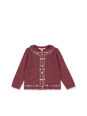 Konges Sløjd Rosier Cardigan - Pomegranate