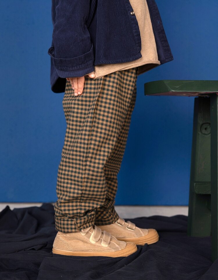 Nixnut Stic Pants - Moss Checkered