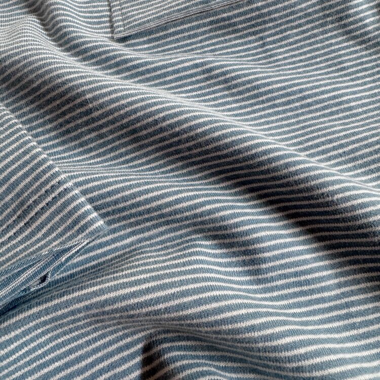 Nixnut Butt Onesie - Snow Stripe
