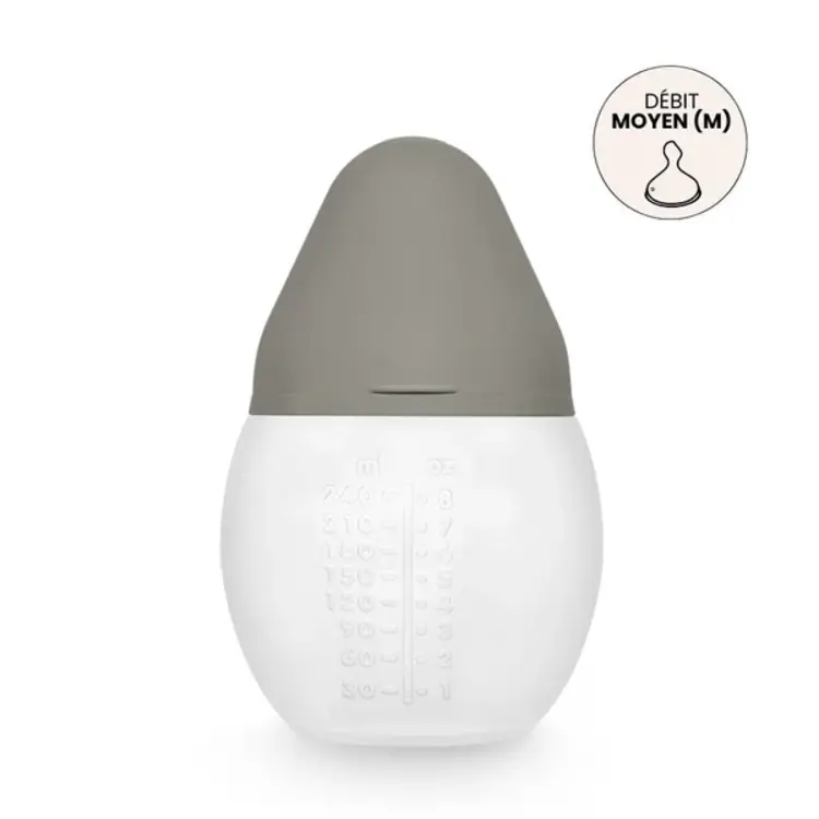 Elhée Baby Bottle Khaki - 240ml