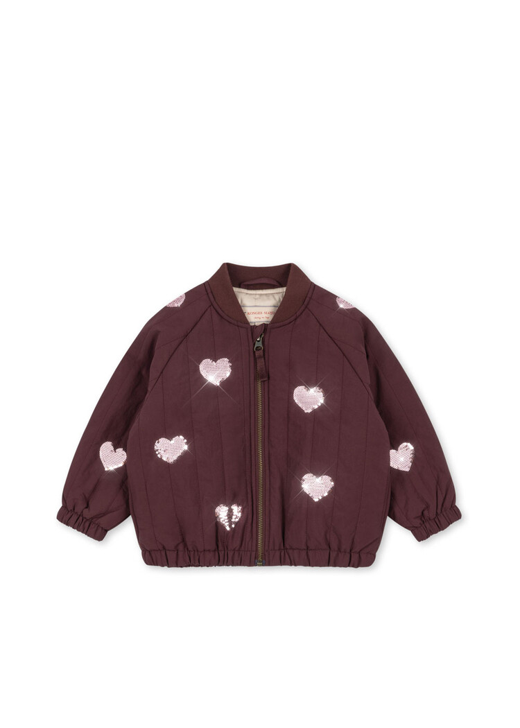 Konges Sløjd Juno Sequin Bomber Jacket - Decadent Chocolate