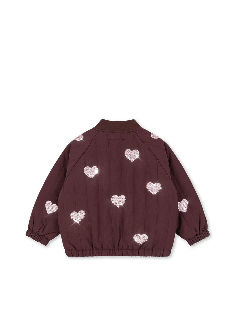 Konges Sløjd Juno Sequin Bomber Jacket - Decadent Chocolate