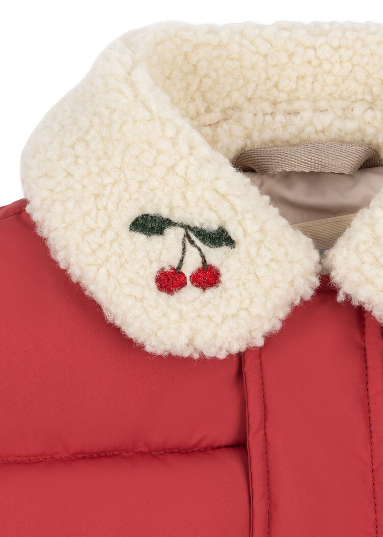Konges Sløjd Alpi Collar Jacket - Cardinal