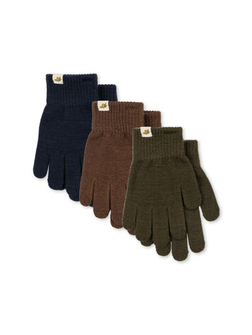 Konges Sløjd 3 Pack Filla Gloves - Forest Mix