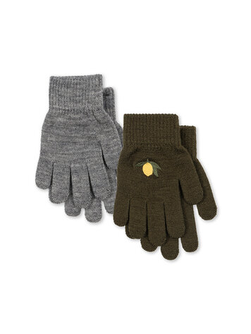 Konges Sløjd 2 Pack Filla Handschoenen - Kombu Green