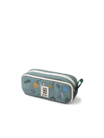 Liewood Cindy Pencil Case - Play/Dusty Peppermint