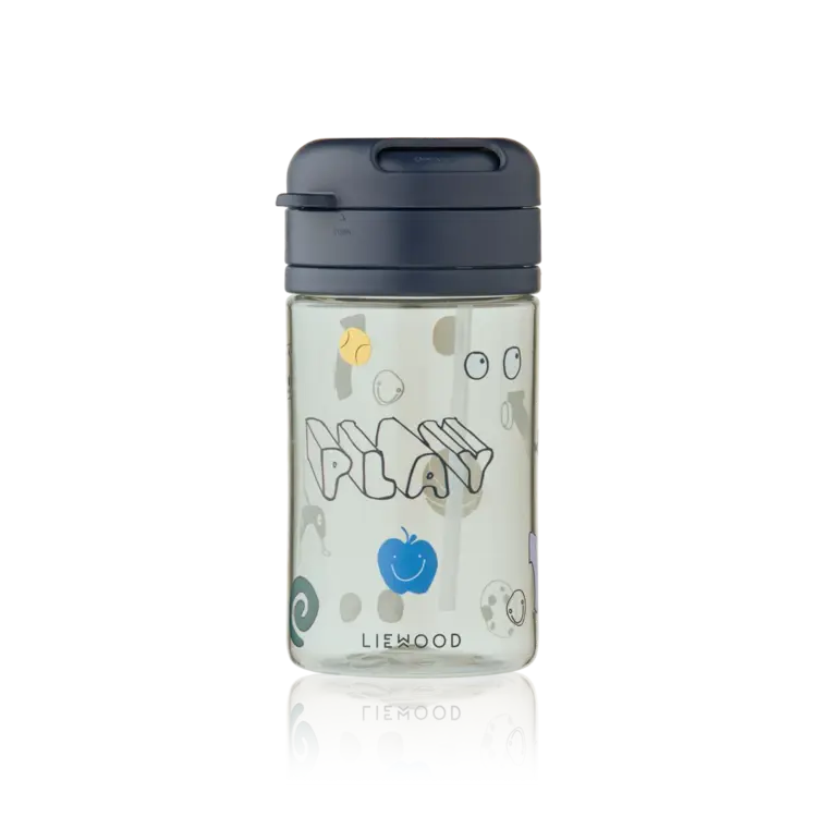 Liewood Pavia Tritan Straw Cup 500 ml - Play/Dusty Peppermint
