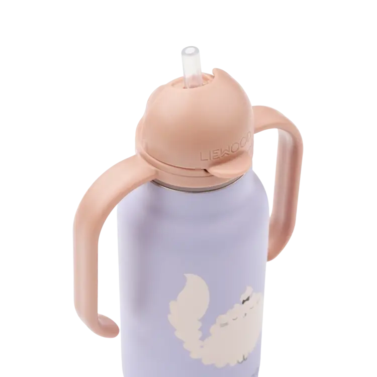 Liewood Kimmie Drinkfles 250ml - Cat/Warm Lilac