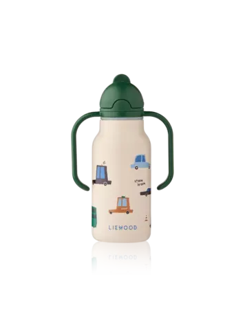 Liewood Kimmie Drinkfles 250ml - Cars/Sandy