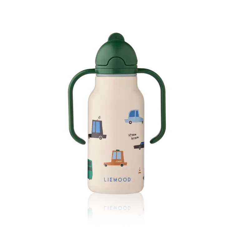 Liewood Kimmie Bottle 250ml - Cars/Sandy