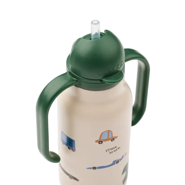Liewood Kimmie Bottle 250ml - Cars/Sandy