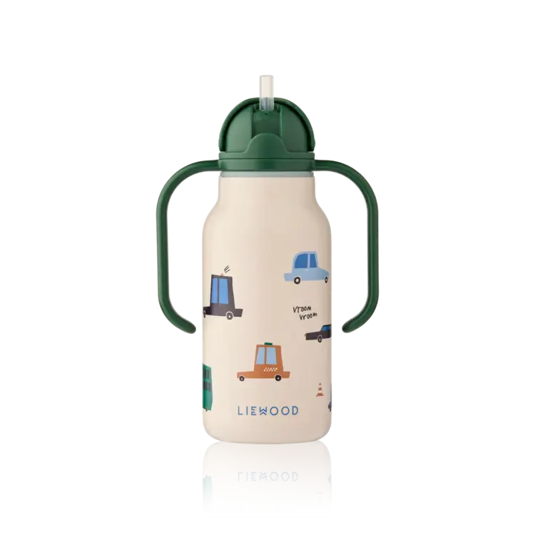 Liewood Kimmie Drinkfles 250ml - Cars/Sandy
