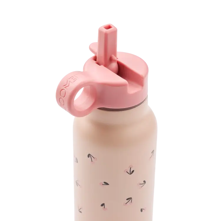 Liewood Falk Drinkfles 350 ml - Mini Cherry Heart/Rosey
