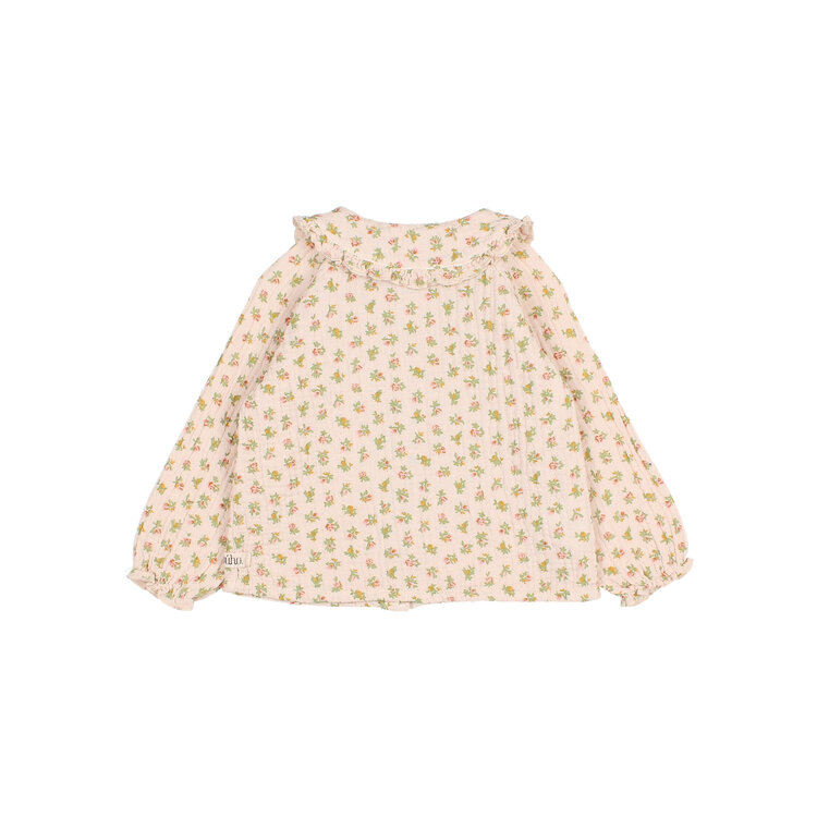 Buho Cottage Blouse - Cream Pink