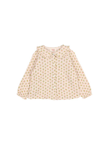Buho Cottage Blouse - Cream Pink