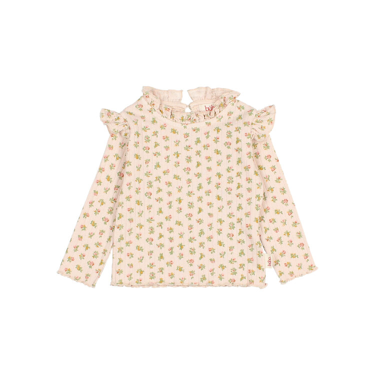 Buho Cottage Rib T-shirt - Cream Pink