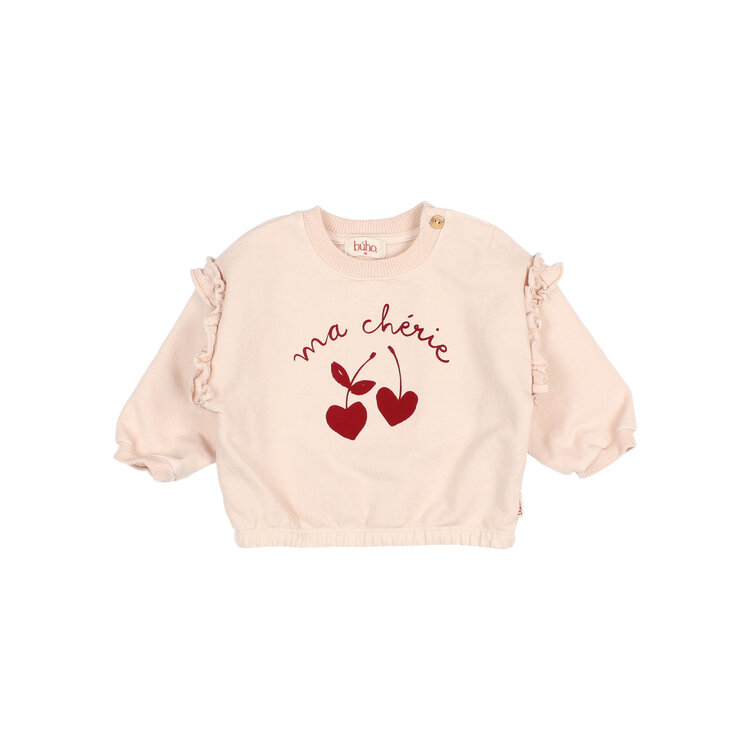 Buho Chérie Sweatshirt - Cream Pink