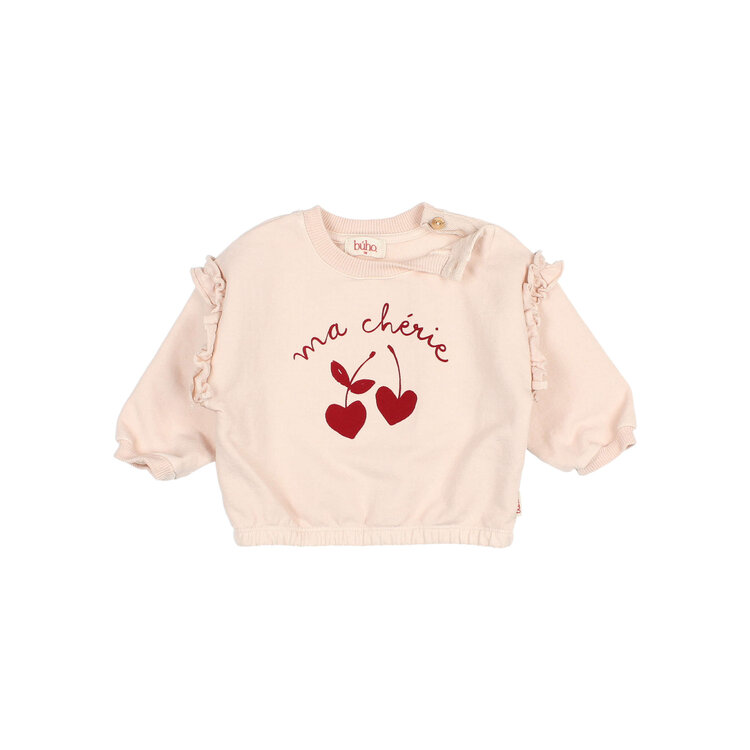Buho Chérie Sweatshirt - Cream Pink