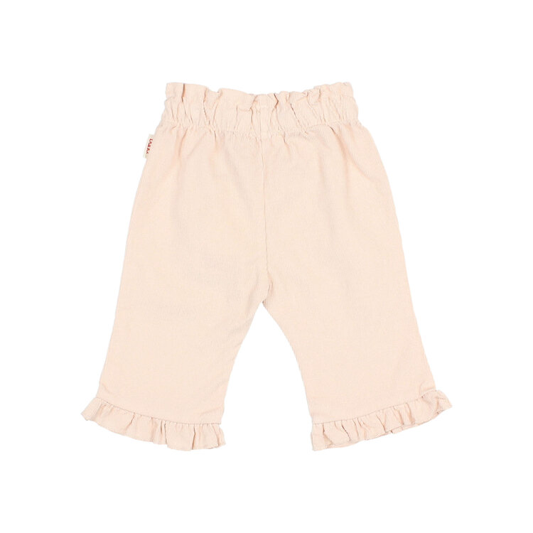 Buho Soft Velour Pants - Cream Pink