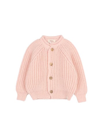 Buho Soft Knit Cardigan - Rose