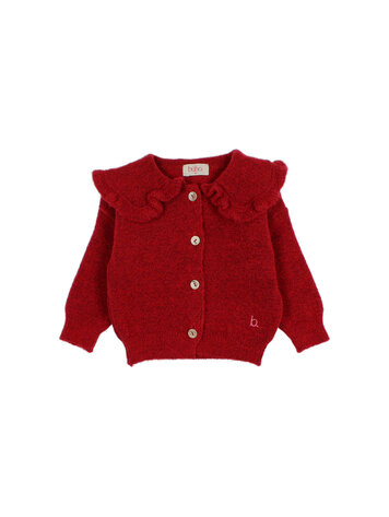 Buho Girly Cardigan - Cherry