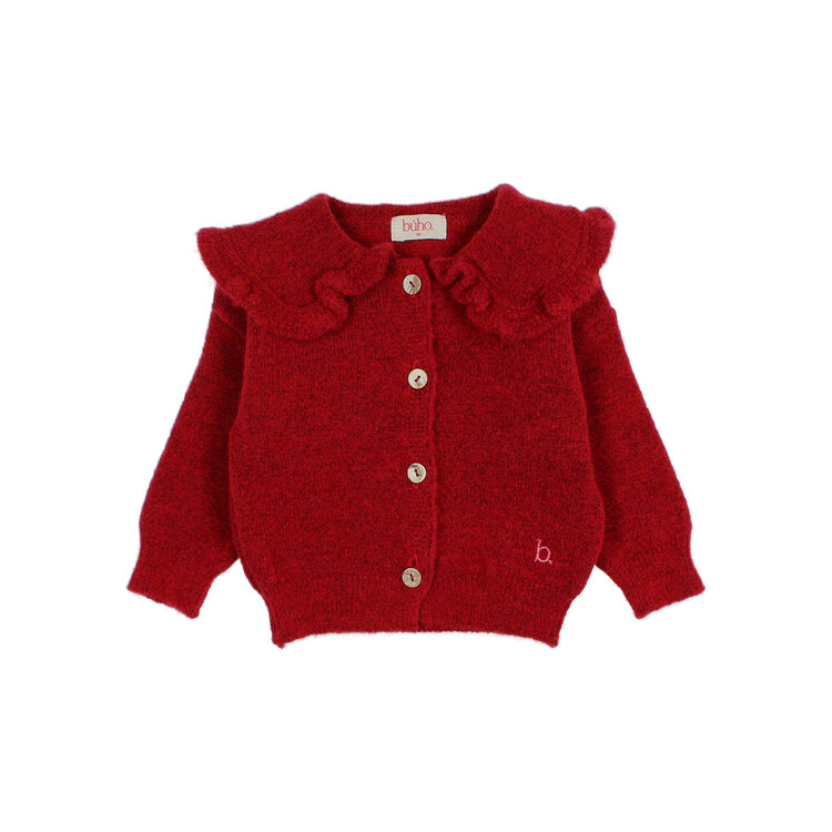 Buho Girly Cardigan - Cherry