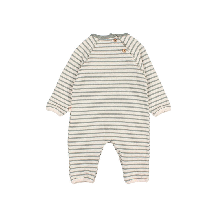Buho Soft Stripes Jumpsuit - Eucalyptus