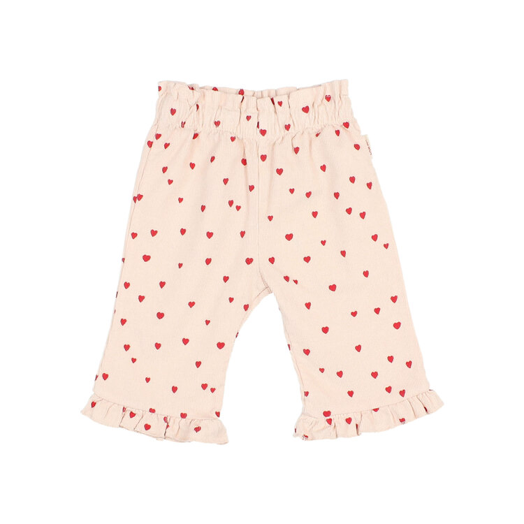 Buho Mini Cuore Pants - Cream Pink