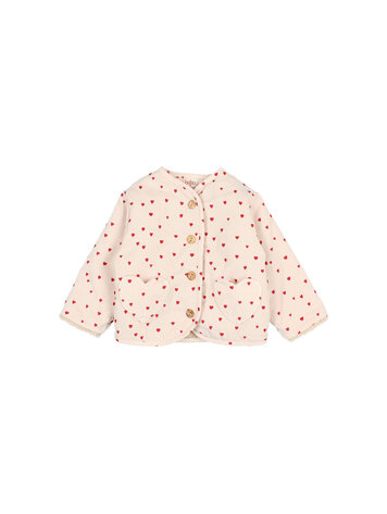 Buho Mini Cuore Jacket - Cream Pink