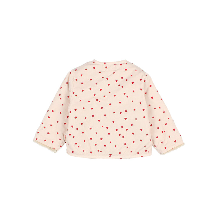 Buho Mini Cuore Jacket - Cream Pink