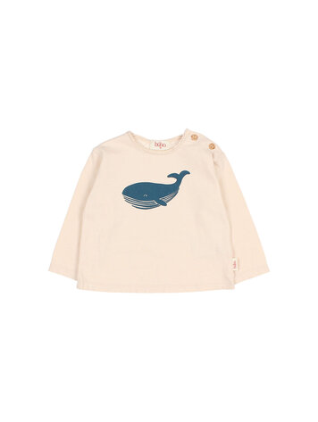 Buho Whale T-shirt - Natural