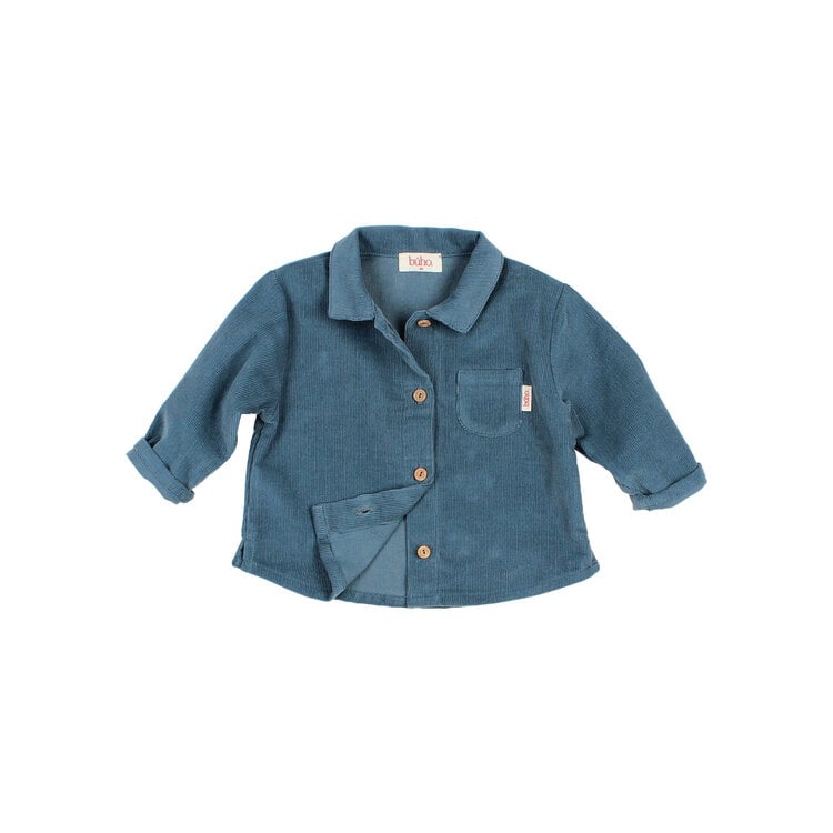 Buho Soft Velour Shirt - Harbour