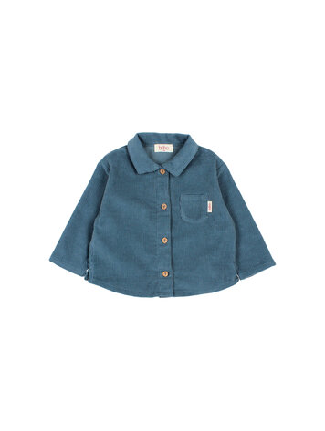 Buho Soft Velour Shirt - Harbour