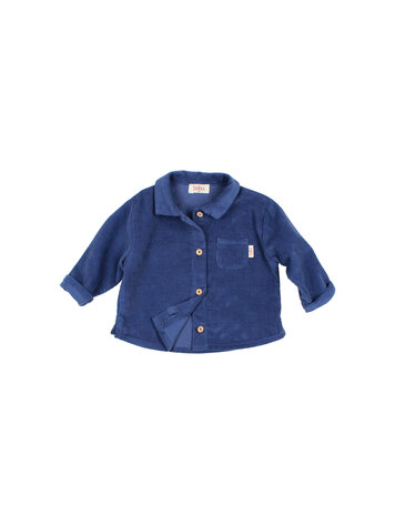 Buho Soft Velour Shirt - Marine