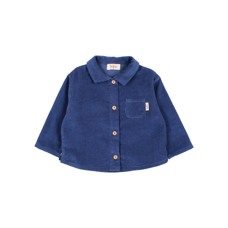 Buho Soft Velour Shirt - Marine