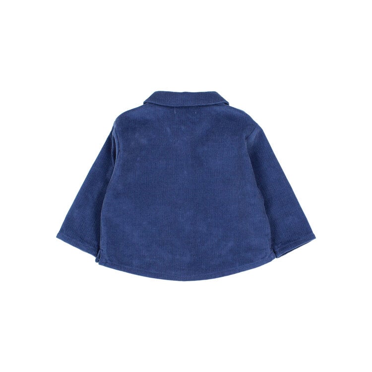 Buho Soft Velour Shirt - Marine
