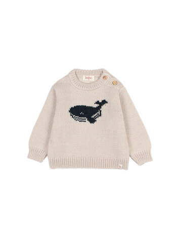 Buho Whale Jumper - Natural