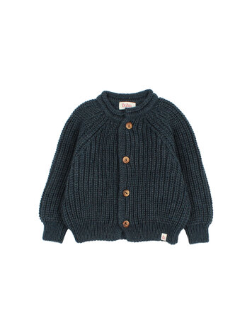 Buho Soft Knit Cardigan - Whale