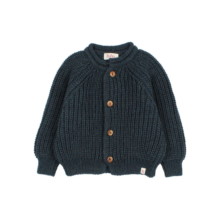 Buho Soft Knit Cardigan - Whale
