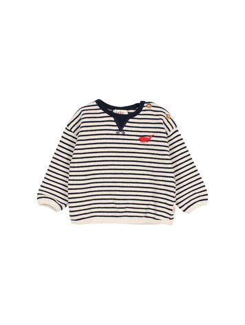 Buho Soft Stripes Sweatshirt - Navy
