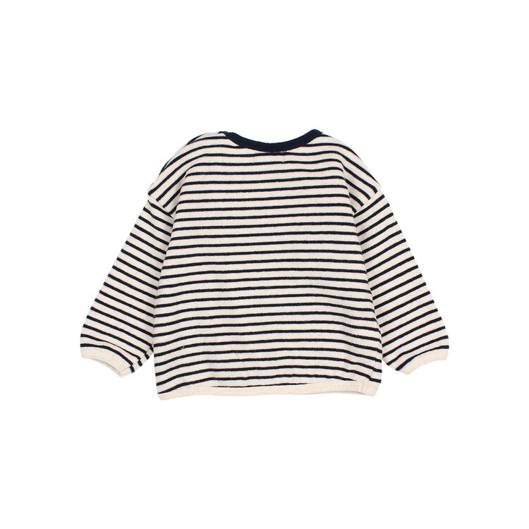 Buho Soft Stripes Sweatshirt - Navy
