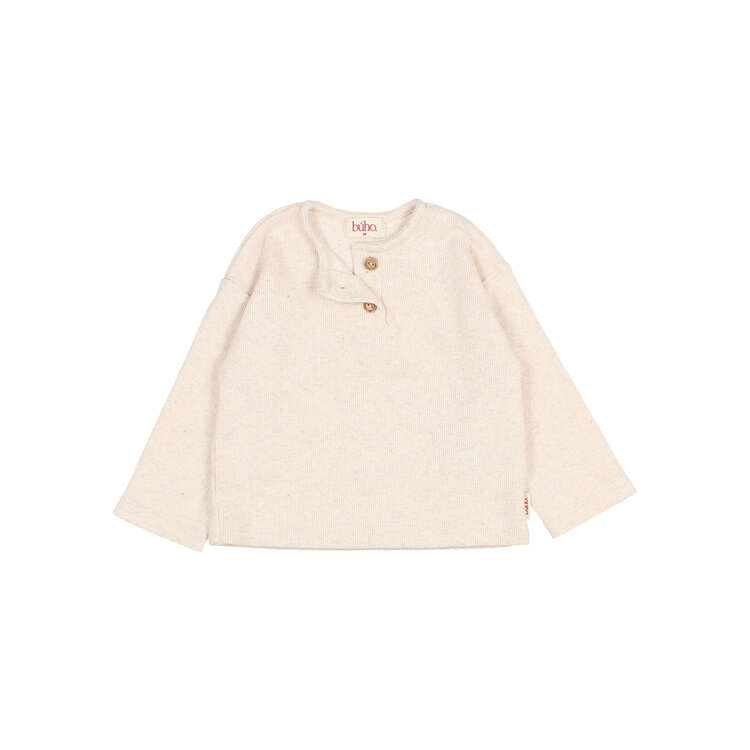 Buho Soft Rib T-shirt - Natural