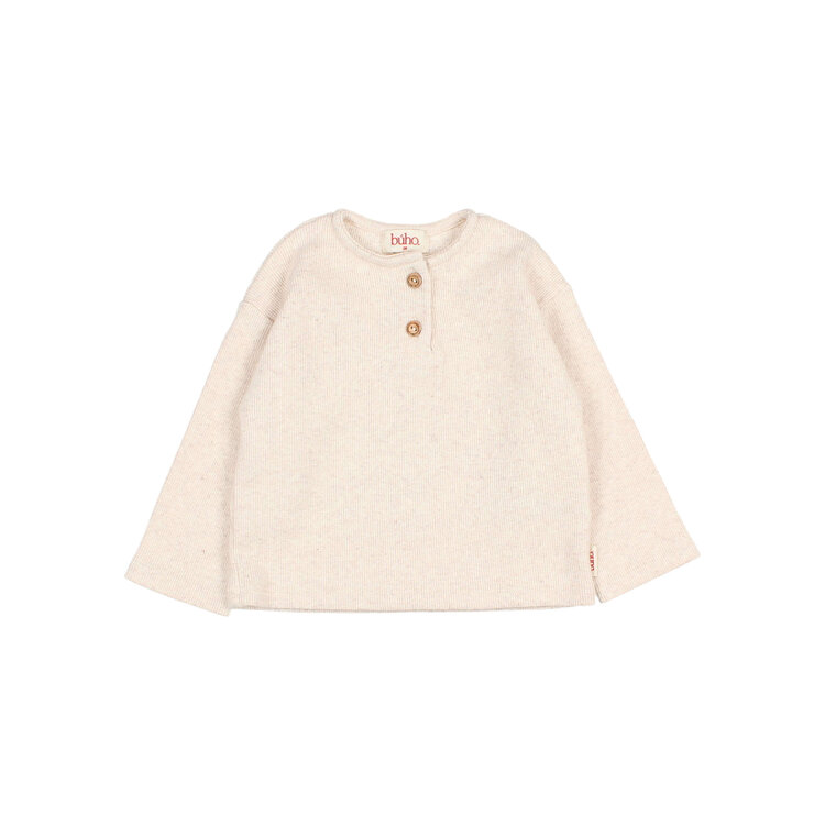 Buho Soft Rib T-shirt - Natural