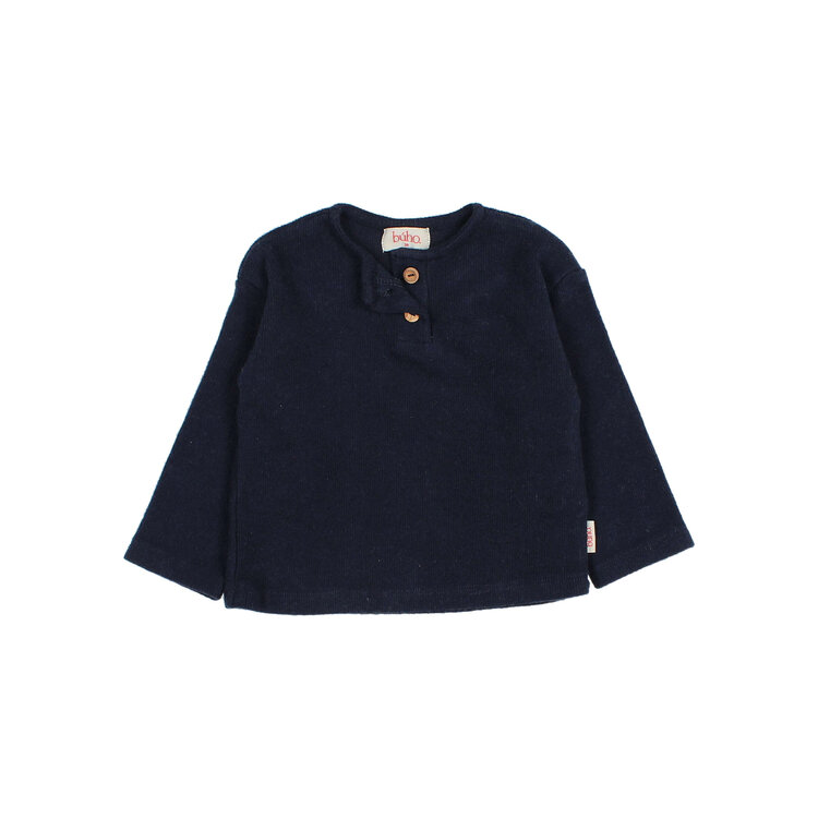 Buho Soft Rib T-shirt - Navy