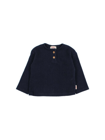 Buho Soft Rib T-shirt - Navy