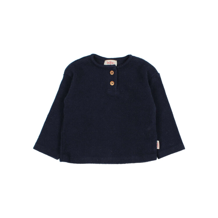 Buho Soft Rib T-shirt - Navy