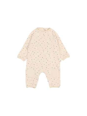 Buho Soft Stars Jumpsuit - Natural